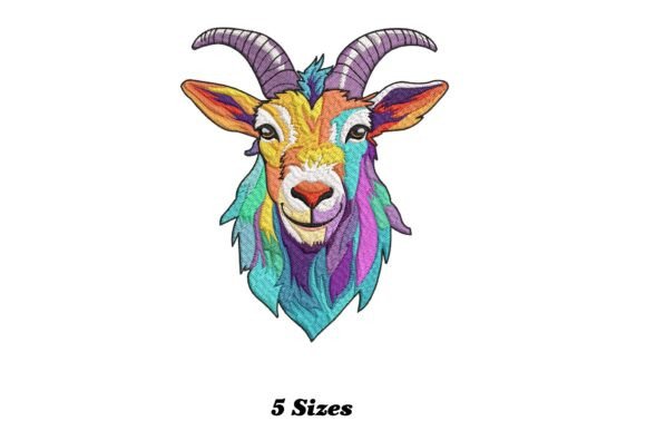 Colorful Goat Artwork: A Designer's Review for Boutique Sweatshirts