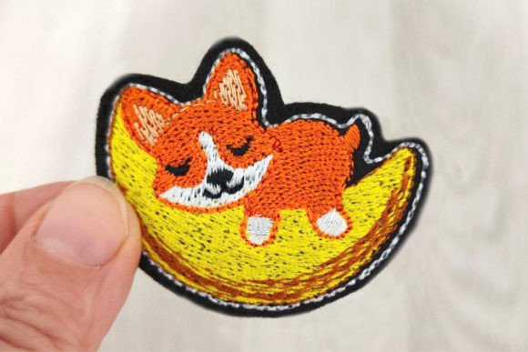 Corgi on the Moon