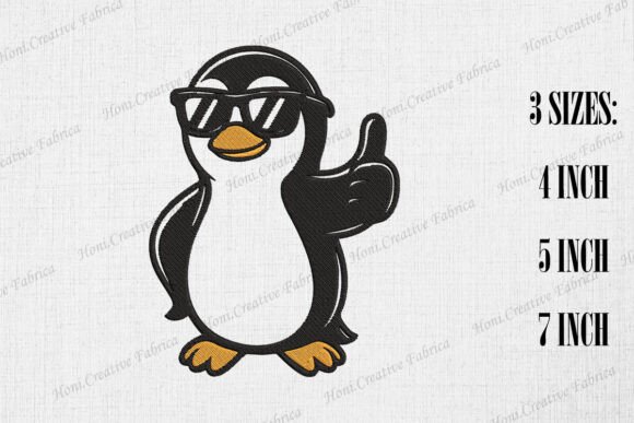 Cute Thumb Up Penguin