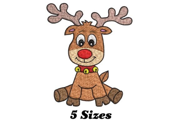 Enchanting Reindeer Embroidery Design