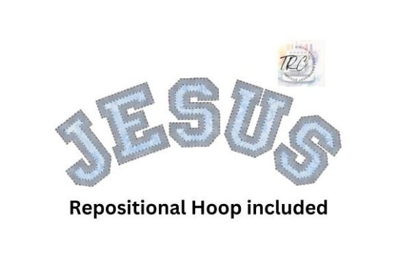 Jesus Double Applique Bean