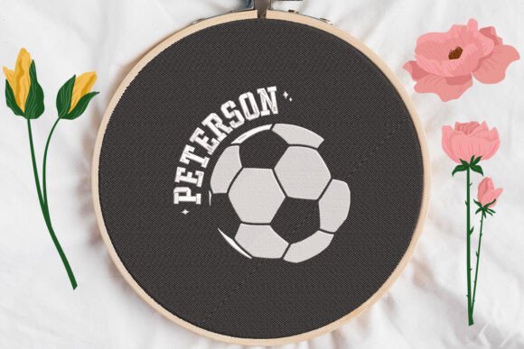 Peterson Soccer Embroidery Design