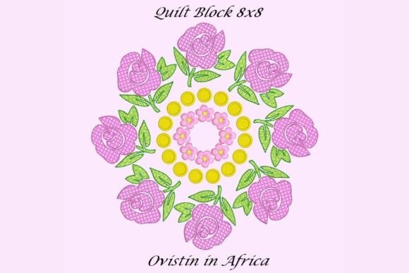 Review: Whimsical Roses Quilt Block Applique Set
