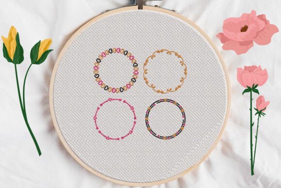 Valentine Monogram Frames Bundle Hearts